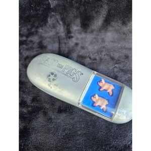 Vintage Pass The Pigs Dice Game – Original Case, Score Sheets, Instructions